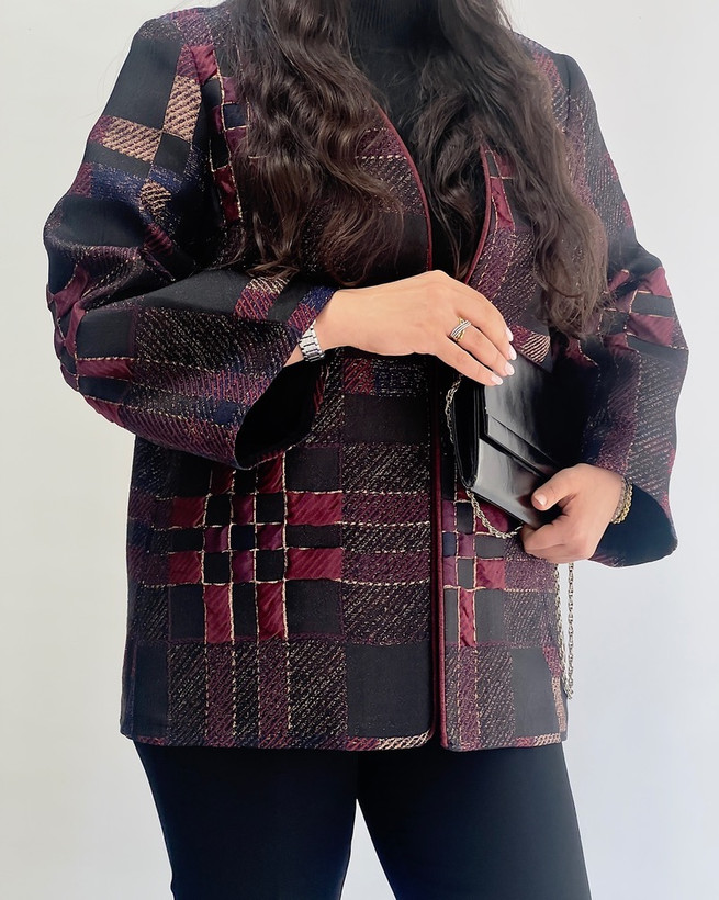 کت ژاکارد ترک